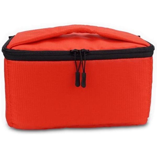 EDAL Waterbestendige DSLR Gevoerde insteekhoes Waterdichte ritssluiting Verwijderbare cameratassen voor scheidingswanden (rood)