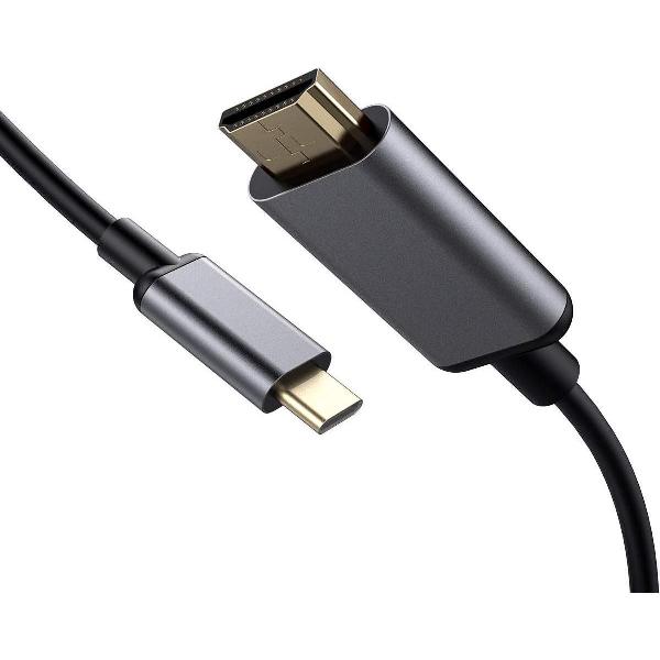 thunderbolt naar hdmi - ZINAPS USB C naar HDMI-kabel (4K @ 60 Hz), Type C naar HDMI-kabel [Thunderbolt 3 Compatibel] voor MacBook Pro 2018/2019, iPad Pro / MacBook Air, Samsung S10 / S9 / Note 9, Huawei Mate20 / P30