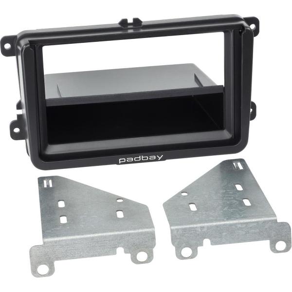 2-DIN Paneel Padbay incl. iPad Mini bracket Seat - Skoda - Volkswagen Kleur: Zwart