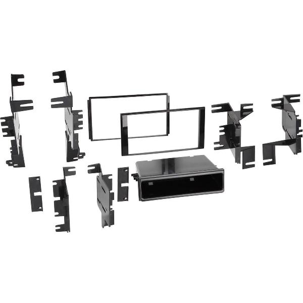 2-DIN Paneel Nissan Diverse modellen Kleur: Piano Zwart