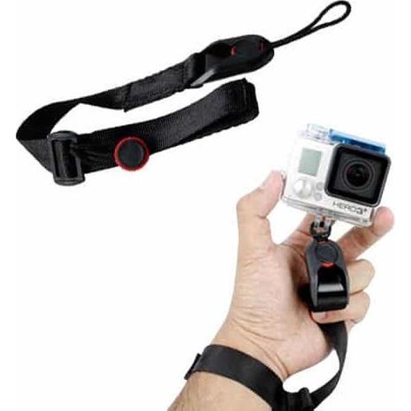 TMC CA003 Snelsluiting cameramanchet polsband voor GoPro NIEUWE HERO / HERO6 / 5/5 sessie / 4 sessie / 4/3 + / 3/2/1, Xiaoyi en andere actiecamera's, maximale lengte: 22 cm (zwart)