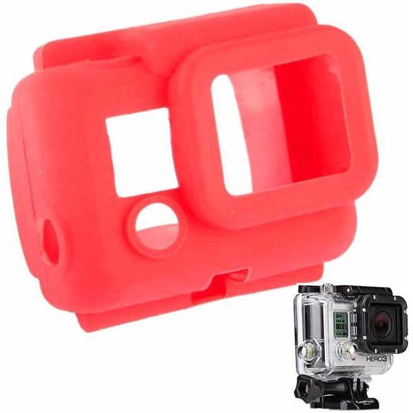 Siliconen beschermhoes voor GoPro HERO3 (rood)
