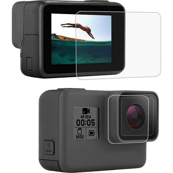 PULUZ Lens HD Displayfolie + Lcd-scherm Gehard Glasfilm voor GoPro