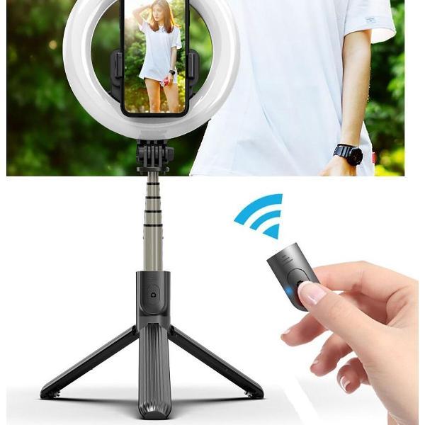 BOTC Ringlamp - Tiktok lamp - Ringlight - Selfie Stick - selfie Ring Light - Statief - LED Camera