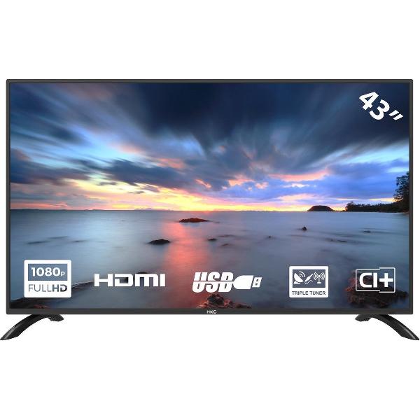 HKC 43F1 LED-TV 43 inch (Full HD, Triple Tuner, CI+, 2x HDMI, USB)