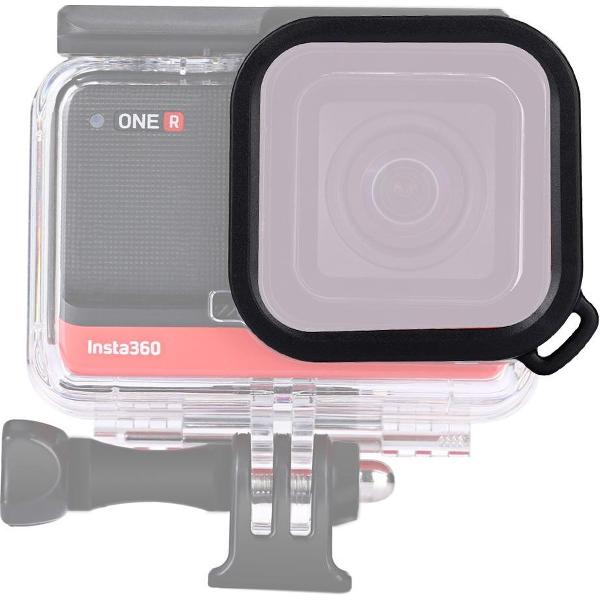 Duikfilter met vierkante behuizing en duikfilter voor Insta360 ONE R 4K Edition / 1 inch dition (roze)