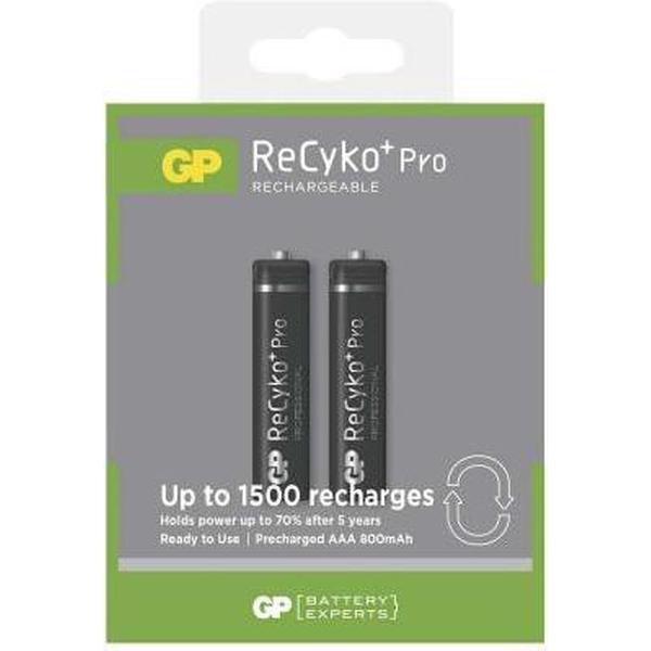 GP Recyko Rechargeable NimH AAA/HR03 850mAh blister 2