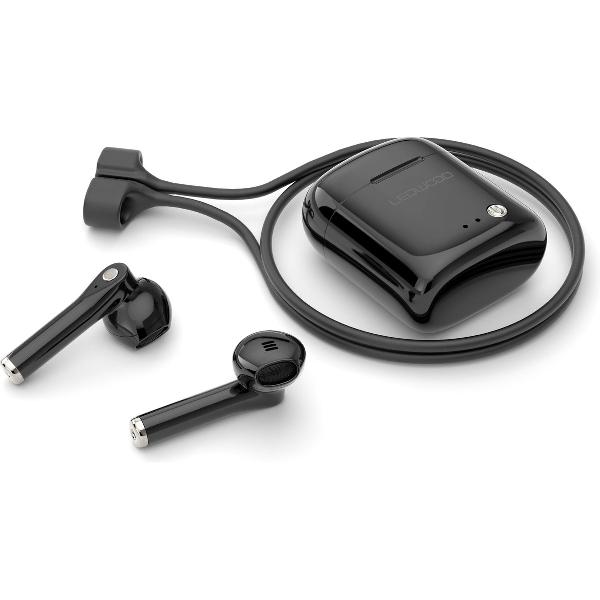 LEDWOOD Wireless Headset T14 Magnetic Lanyard - Black