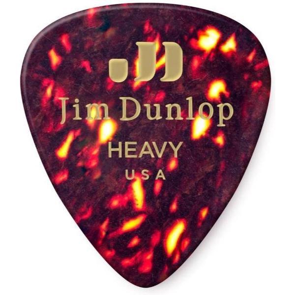 Dunlop Standard Celluloid Pick 6-Pack heavy plectrum