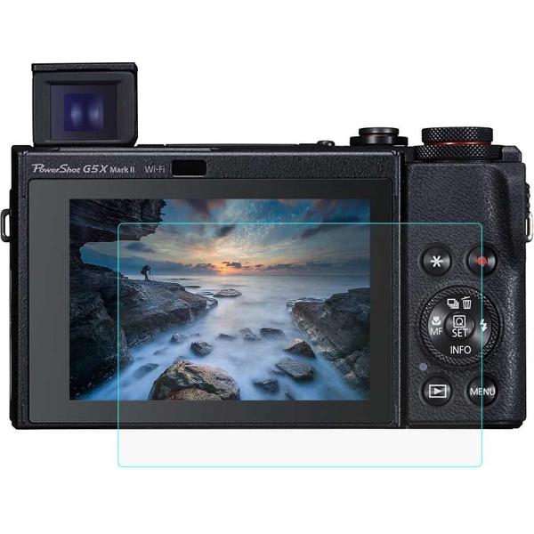 PULUZ 2.5D 9H gehard glasfilm voor Canon PowerShot G5 X Mark II