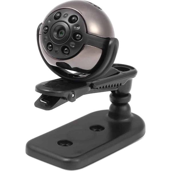 SQ9 HD 1080P sport 360 graden rotatie 6 nachtlampje Mini DV-camera, ondersteuning bewegingsdetectie & infrarood nachtzicht & TF-kaart (max. 32 GB)
