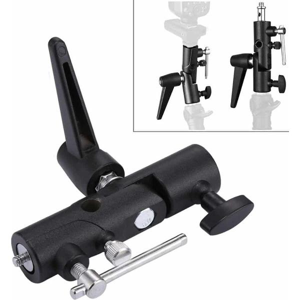 H Type Multifunctionele flitslichtstatief Paraplubak, Max. Belasting: 3 kg