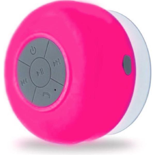 Piu Forty Bluetooth Waterproof Speaker rubber finished hands free call – Pink