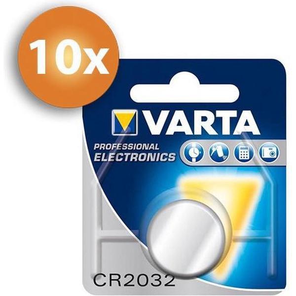Voordeelpak Varta CR2032 knoopcel batterijen - 10 stuks
