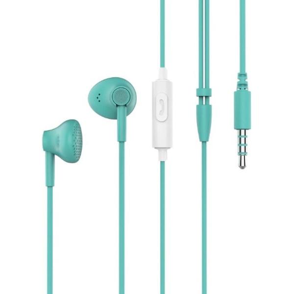 CELLY PT-WDE001L WIRED EARPHONE CYAN 3.5MM