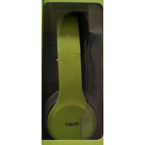 Havit HV-H2575BT koptelefoon met bluetooth functie groen-grijs