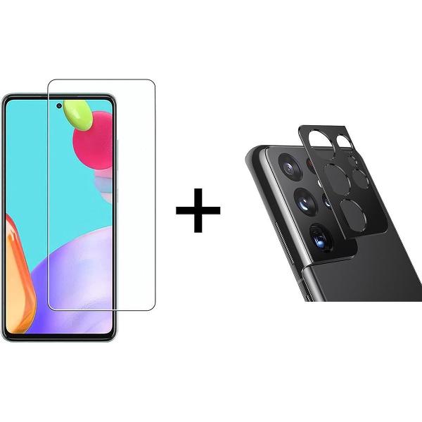 Beschermglas Samsung A72 Screenprotector 1 stuk - Samsung Galaxy A72 Screenprotector - Samsung A72 Screen Protector Camera - 1 stuk