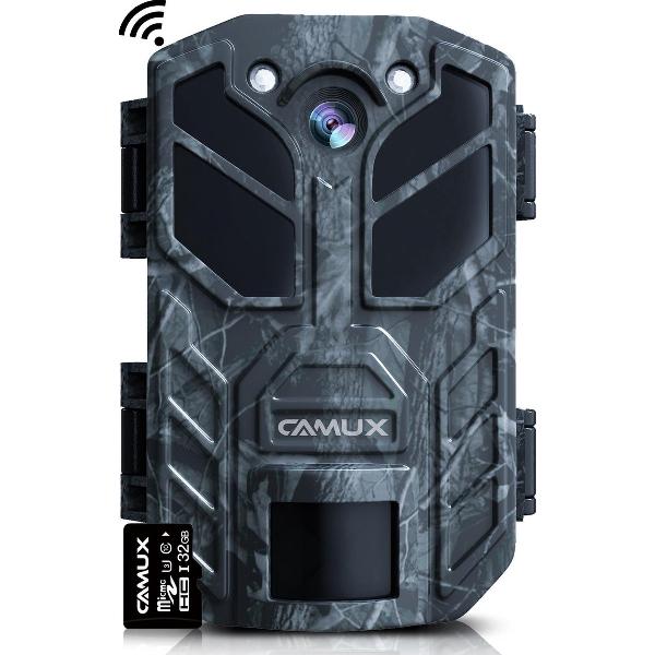 CAMUX Wildcamera met nachtzicht en Wifi - 30MP 4K