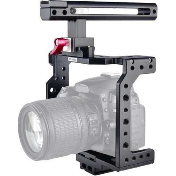 YELANGU C8 YLG0910 Handgreep Videocamera Cage Stabilizer (Zwart)