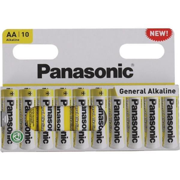 Panasonic batterijen AA 10 stuks - Penlite Batterij AA