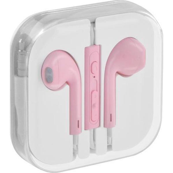 Grab 'n Go (bulk) Earphone 3.5mm in crystal box - licht roze