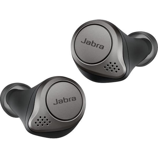 Jabra Elite 75t - Volledig draadloze in-ear oordopjes - Titanium/zwart