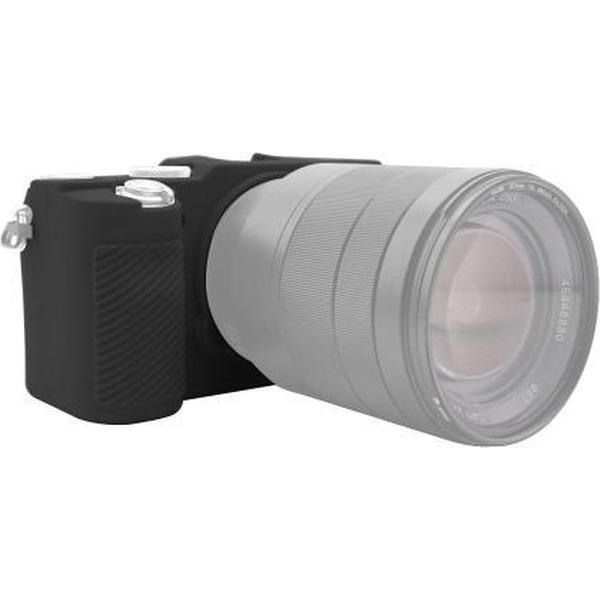 PULUZ zachte siliconen beschermhoes voor Sony A7C / ILCE-7C (zwart)