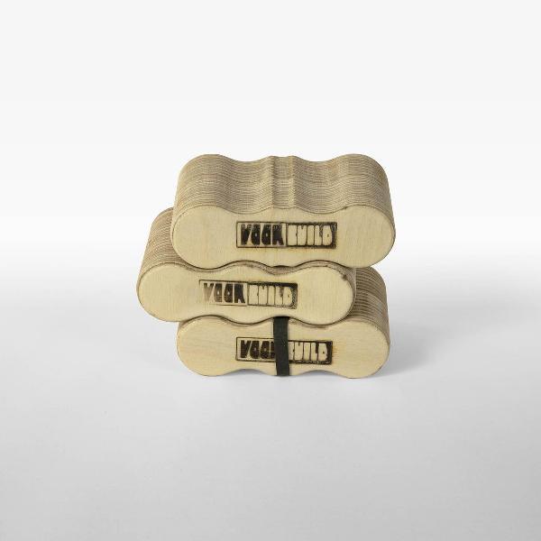 Batterijhouder | Batterijdoos van FSC berkenhout