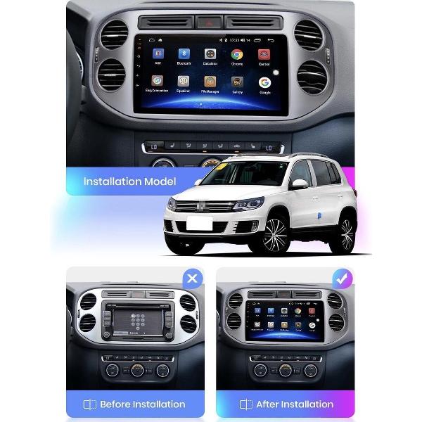 Volkswagen Tiguan 2007-2016 Android 10 navigatie en multimediasysteem Bluetooth USB WiFi 2+32GB
