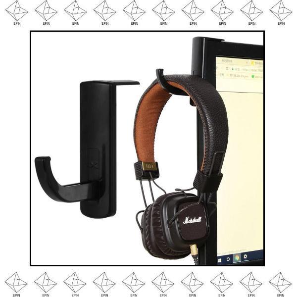 EPIN B.V. | Koptelefoon Houder | Headset Houder | Standaard | Monitor Houder | Zelfklevend