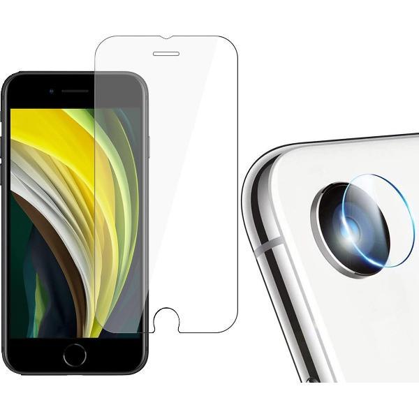 iPhone SE 2020 Screenprotector - iPhone SE 2020 Screen Protector Glas en iPhone SE 2020 Screenprotector Camera