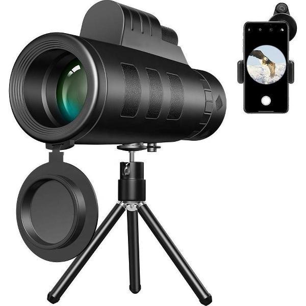Monoculair Verrekijker - Telescoop - Monokijker - Spotting Scope - Inclusief Statief en E-Handleiding