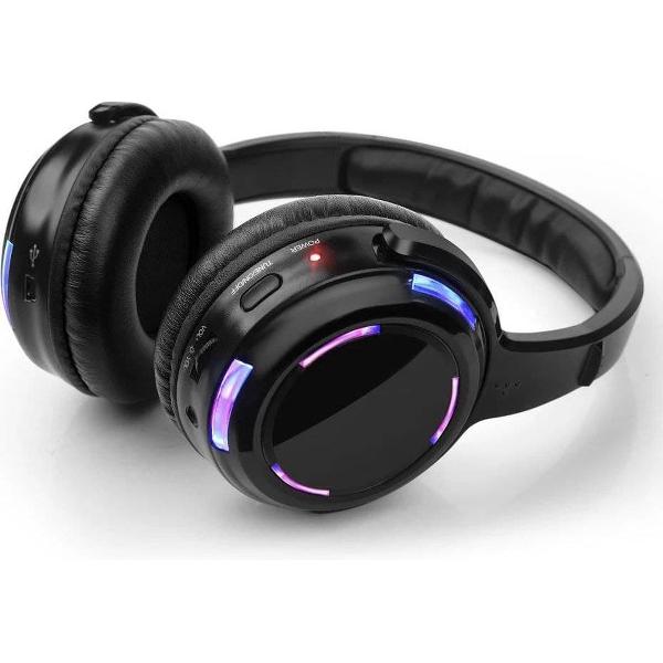 Silent Disco Koptelefoon – Exclusief Zenders - Hoofdtelefoon – Zwart