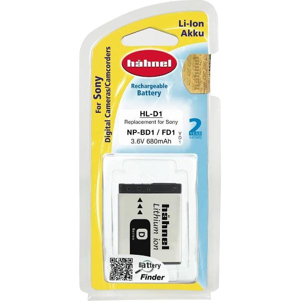 Hahnel HL-D1 Li-Ion accu (Sony NP-BD1/NP-FD1)