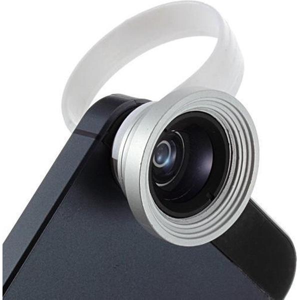 GadgetBay 2 in 1 Groothoek Fisheye en Macro Lens met klip Universeel