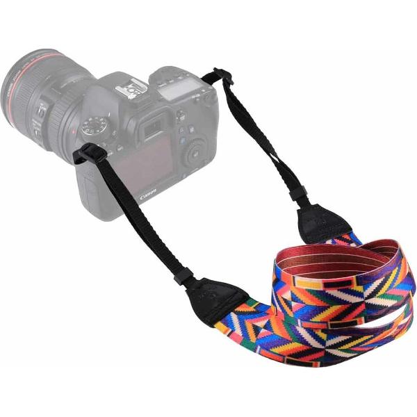PULUZ Retro Etnische Stijl Multi-color Serie Schouder Draagriem Camerariem voor SLR / DSLR-camera's