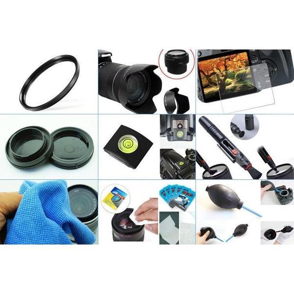 10 in 1 accessories kit voor Canon 4000D + EF-S 18-55mm