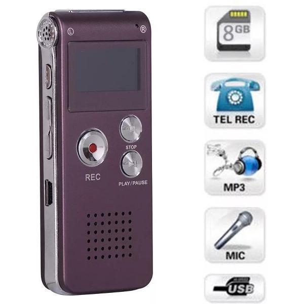 LOUZIR Premium Digitale - Premium Voice Recorder - Multifunctionele Voice Recorder - Dictafoon 8