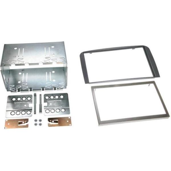 2-DIN paneel Alfa Romeo 147 12/2000-2010 / GT 01/2004-04/2010 Antraciet