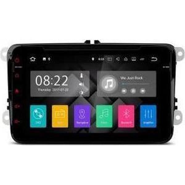 VW | Seat | Skoda 8 HD Quad-Core 16GB + DDR3 2G RAM Android 9.0 Digitale Touchscreen HDMI Auto DVD-speler Aangepaste Fit