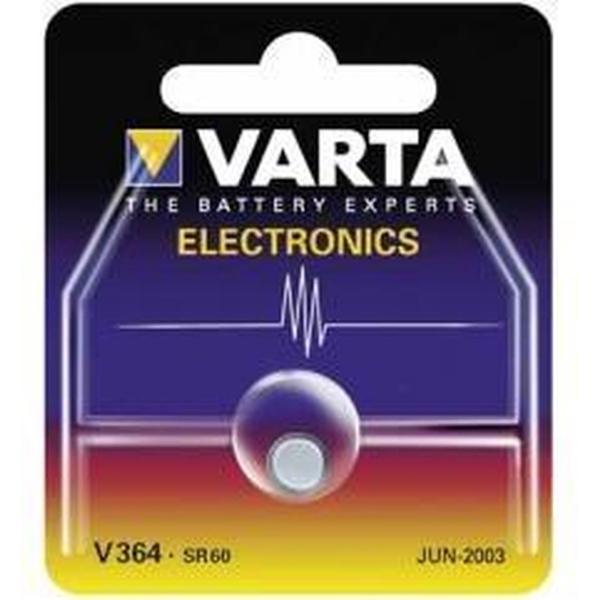 Varta V364 Knoopcel Batterij Zilver