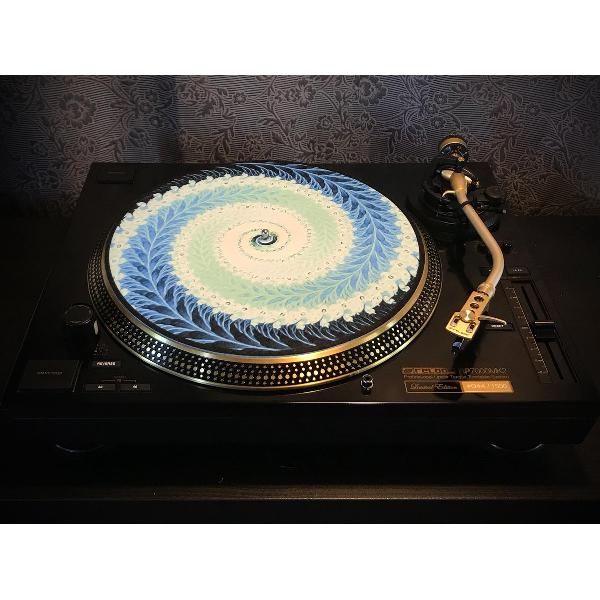 Zoetrope Felt Turntable Slipmat “Blue Fern”