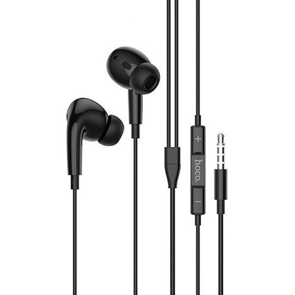 HOCO M1 Pro - In Ear Oordopjes - Oortjes met draad en microfoon - 120cm kabel - Zwart