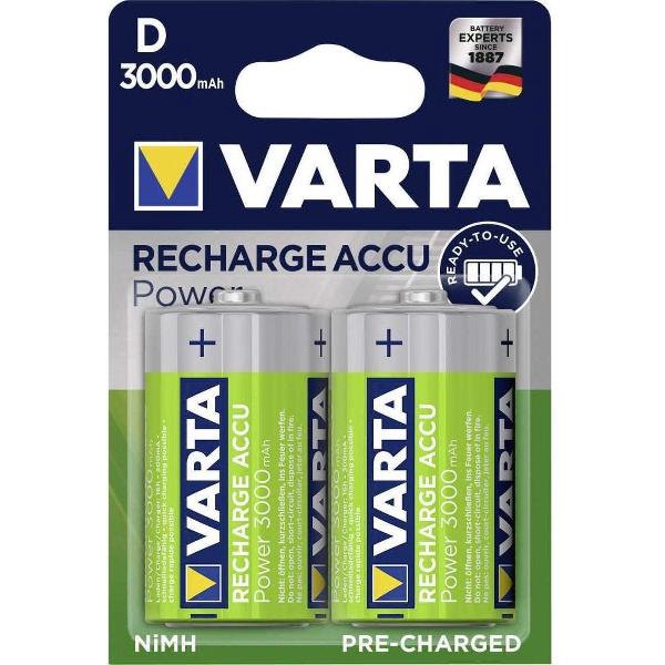 Varta - Recharge Accu 2x D-cell 3000 mAh