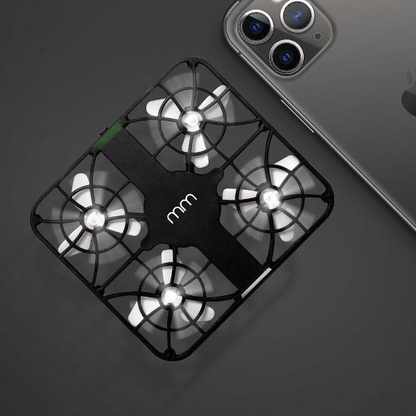 MikaMax Mini Drone – 8 x 7 x 3 cm - Zwart - onbreekbaar