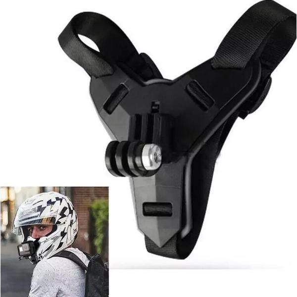 Helmet mount GoPro helm kin bevestiging voor actioncam, motorhelm | GoPro hero7, GoPro hero 8, GoPro mount