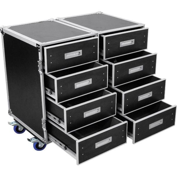 Roadinger universele flightcase met lades op wielen DD-2