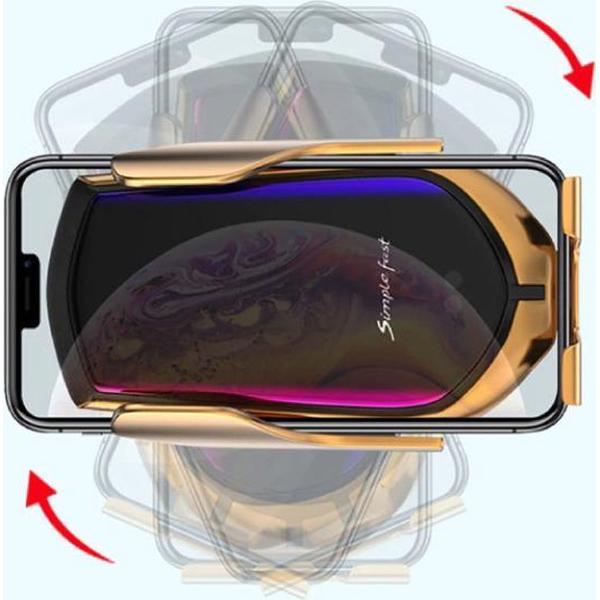 Automatische Smartphone houder /draadloos autolader / telefoonhouder auto / autotelefoonhouder / elektrische lader