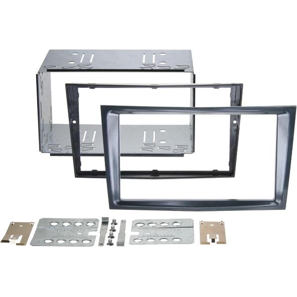 2-DIN Paneel Opel Corsa D 2006-2014 Kleur: Stealth-Zwart
