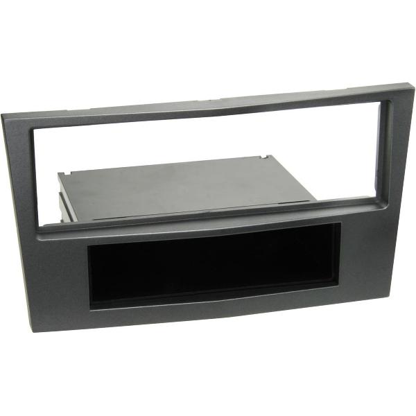 1-DIN Paneel met aflegbakje. Opel Astra/ Antara/ Zafira Kleur: Charcoal Metallic